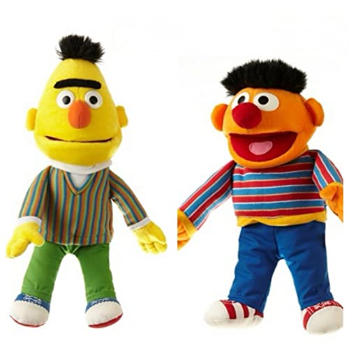 Sesamstraße Original Lizenzartikel Plüschfiguren in toller Qualität (2er Set Ernie & Bert) von Sesamstraße