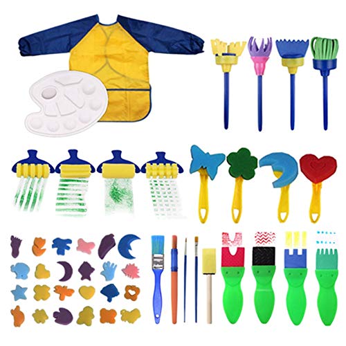 Sessleger 47-teiliges Set für Kinder, Malschürze, Malschürze, , Toddler, Malwerkzeuge Sessleger 47-teiliges Set für Kinder, Malschürze, Malschürze, , Toddler, Malwerkzeuge von Sessleger