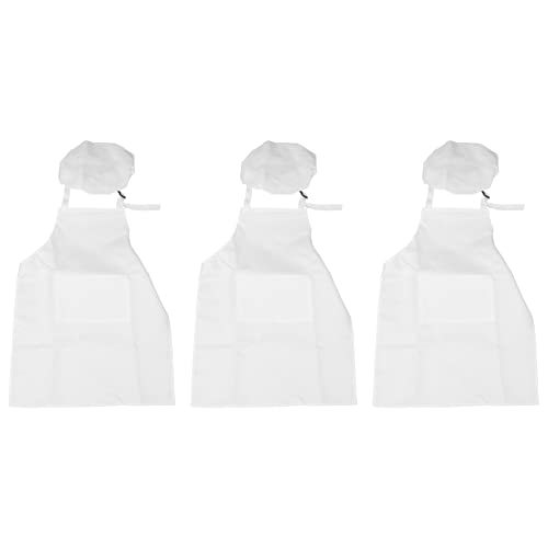 Sessleger 6-Teiliges KinderschüRzen- und KochmüTzen-Set Verstellbare KinderküChenschüRze zum Kochen und Malen Sessleger 6-Teiliges KinderschüRzen- und KochmüTzen-Set Verstellbare KinderküChenschüRze zum Kochen und Malen von Sessleger