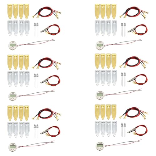 Sessleger Wissenschaftliches Experimentierset mit Obstbatterien Als Spielzeug für Den Heimunterricht, Physik-Unterrichtsexperiment mit Zitronen- und Kartoffelbatterien, 6 Sets Sessleger Wissenschaftliches Experimentierset mit Obstbatterien Als Spielzeug für Den Heimunterricht, Physik-Unterrichtsexperiment mit Zitronen- und Kartoffelbatterien, 6 Sets von Sessleger