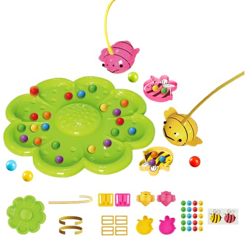 Setauoo Angelspiel, Magnetisches Tisch-Angelspiel, Pädagogisches Interaktives Spielzeug Für Und Mädchen Zuhause Kindergarten Reise Förderspiel von Setauoo