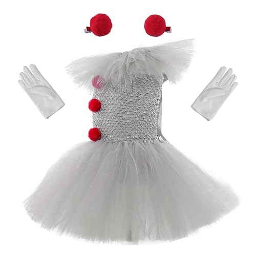 Setauoo Clown-Kostüm für Kinder, verstellbares Clown-Kostüm für Kinder, Cosplay, Halloween, Cosplay, Zubehör für Geburtstagspartys, Maskerade, Schule Setauoo Clown-Kostüm für Kinder, verstellbares Clown-Kostüm für Kinder, Cosplay, Halloween, Cosplay, Zubehör für Geburtstagspartys, Maskerade, Schule von Setauoo