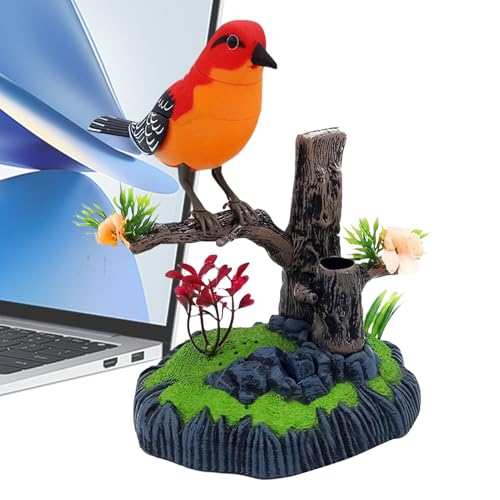 Setauoo Elektronischer Vogel als Haustier,Schreibtisch Vogel Mit Gesang Stiftehalter | Realistisches Elektronisches Haustier Deko Schreibtisch Deko Für Schlafzimmer Wohnzimmer Ostern Küche Weihnachten Setauoo Elektronischer Vogel als Haustier,Schreibtisch Vogel Mit Gesang Stiftehalter | Realistisches Elektronisches Haustier Deko Schreibtisch Deko Für Schlafzimmer Wohnzimmer Ostern Küche Weihnachten von Setauoo