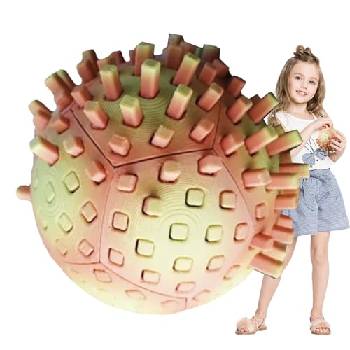 Setauoo Fädiger Ball, Weiche Sinnesbälle Mit Noppen Zur Sinnesförderung, Fädelschnur Spielzeug Für Kinder Entspannung Arbeit Und Beruhigung von Setauoo