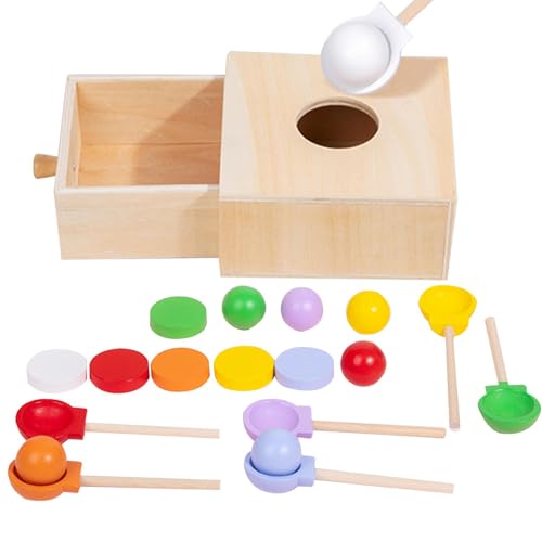 Setauoo Holzkugel Drop -Spielzeug, Formpassungsbox | Schubladenstyp -Farbsortier -Matching -Box -Spielzeug,7 Farbe der Kugeln werfen Spiele für Eltern-Kind-Interaktion zu Setauoo Holzkugel Drop -Spielzeug, Formpassungsbox | Schubladenstyp -Farbsortier -Matching -Box -Spielzeug,7 Farbe der Kugeln werfen Spiele für Eltern-Kind-Interaktion zu von Setauoo