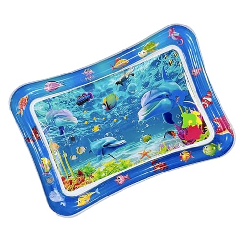 Setauoo Katzen-Wassermatte – Interaktive Haustier-Wassersensorik-Matte | Verdicktes Komfort-Anreicherungsspielzeug für den Innenbereich, Aqua-Pool, Tierkätzchen, Spielzeit von Setauoo