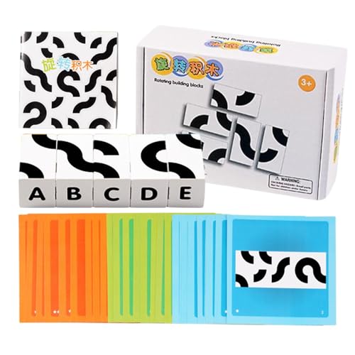 Setauoo Rotierende Baustein, rotierende Blockpuzzle, Interaktives Puzzle -Board Interactive Educational, Action Learning Toy, Brain Teasers Game für Heimkinder Setauoo Rotierende Baustein, rotierende Blockpuzzle, Interaktives Puzzle -Board Interactive Educational, Action Learning Toy, Brain Teasers Game für Heimkinder von Setauoo