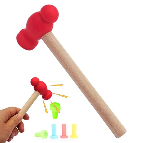 Setauoo Spielzeughammer Für Kinder,Tragbarer Imitations-Hammer | Pädagogisches Werkzeug Simulationswerkzeug Für Mädchen Schule Reisen Wohnzimmer Schlafzimmer Setauoo Spielzeughammer Für Kinder,Tragbarer Imitations-Hammer | Pädagogisches Werkzeug Simulationswerkzeug Für Mädchen Schule Reisen Wohnzimmer Schlafzimmer von Setauoo