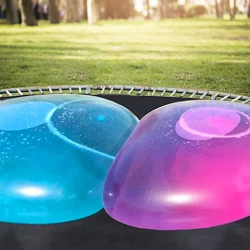 6 Stück Große Wasserblasenball Wasserball transparenter Hüpfballon, aufblasbarer Wasserball Blasenball Transparente Luftballons Aufblasbarer Wasserball Beach Garden Ball Soft Gum Ball Party im Freien von SevenMye