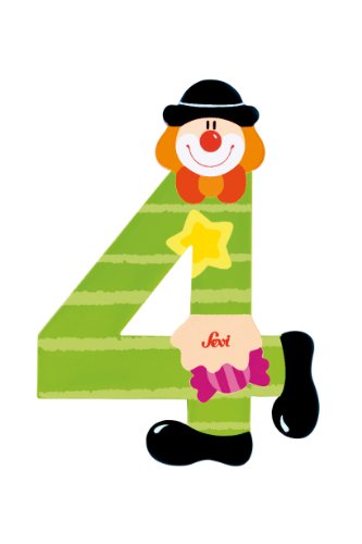 82214 - Sevi - Zahl Clown 4 von Sevi