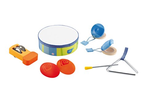Percussion-Set | Sevi | Kindermusikspiele. Um Spielen zu Lernen | cm | Musikinstrumente aus Holz | Modell 82014 von Trudi