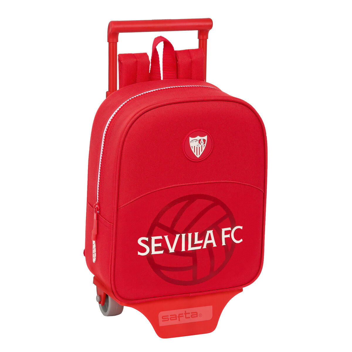 Schulrucksack mit Rädern Sevilla Fútbol Club Rot 22 x 27 x 10 cm von Sevilla Fútbol Club