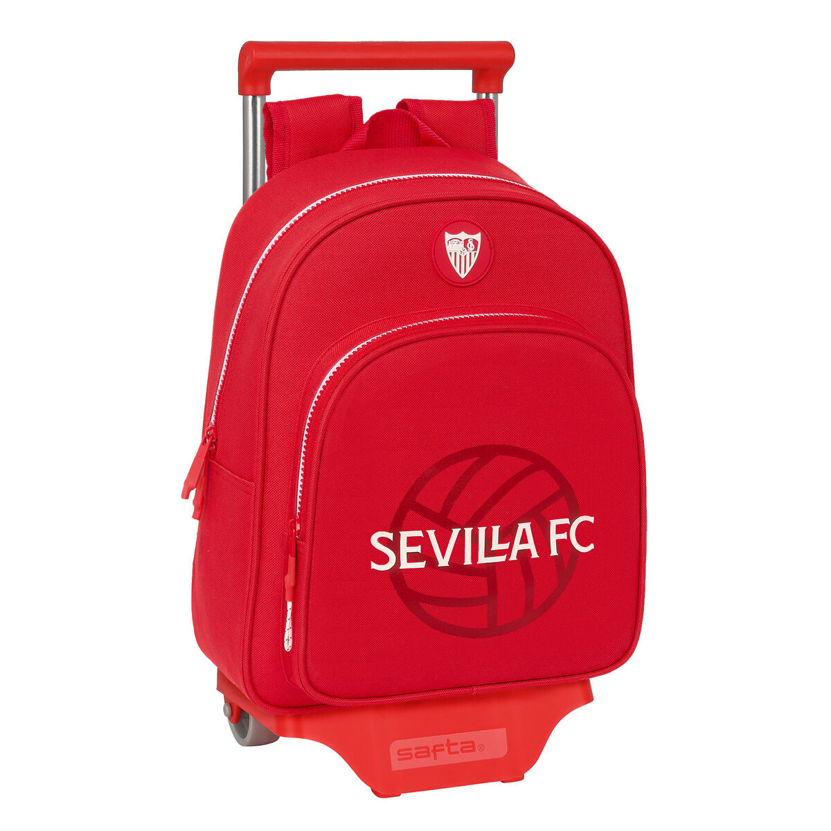 Schulrucksack mit Rädern Sevilla Fútbol Club Rot 28 x 34 x 10 cm von Sevilla Fútbol Club