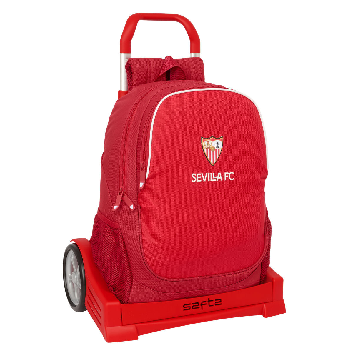 Schulrucksack mit Rädern Sevilla Fútbol Club Rot 32 x 43 x 14 cm von Sevilla Fútbol Club