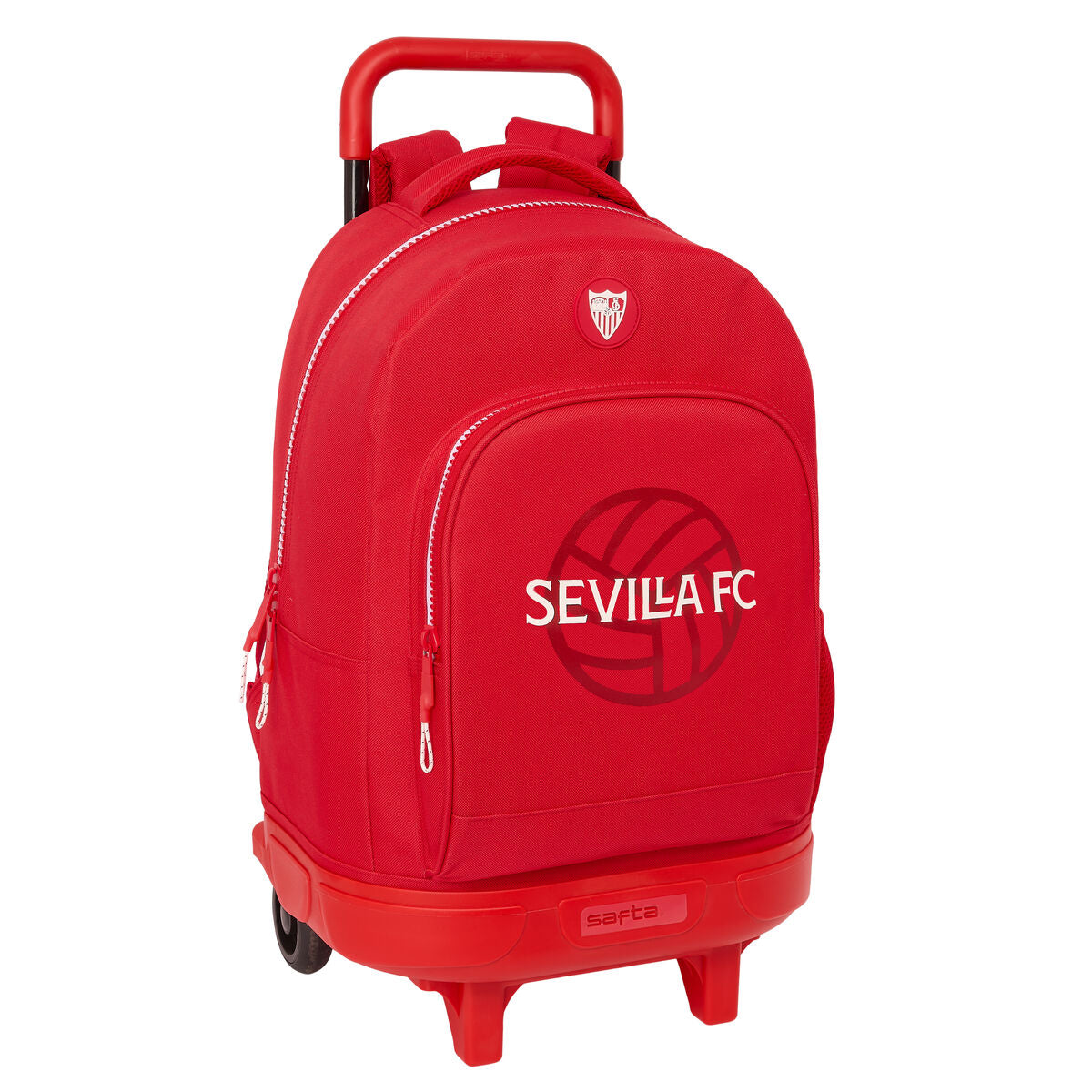 Schulrucksack mit Rädern Sevilla Fútbol Club Rot 33 x 45 x 22 cm von Sevilla Fútbol Club