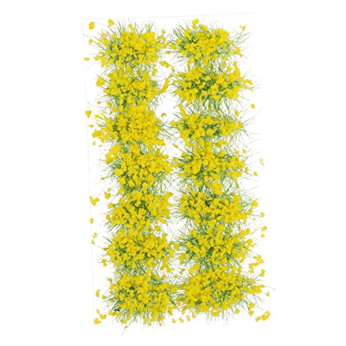 Sewroro 1 Box Grasschuppenbüschel Hausstumpf Olivenbaum Gartenfarne Kunstblumen Kunstblumen Miniatur Eukalyptus Zeug Modellschuppen Reben Glyzinien Palmenpflanze Sandtisch von Sewroro