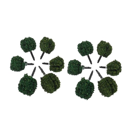 Sewroro 1 Schachtel Büsche Mini Wohnkultur Terrain Künstliche Pflanzen Im Freien Weidenkorb Gartenschmuck Wald Körbe Wasser Eisenbahnmodellbäume Aufbewahrungskorb Bausatz Green Plastik von Sewroro