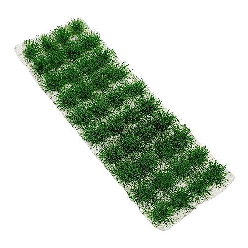 Sewroro 1 Schachtel Gras-Modell Miniaturbäume Weißer Sand Sandtischgras Minigras künstlich kunstgras kunstgräser Vegetationseffekt Modellbau Gras Miniatur-Landschaftsdekor Plastikfeldgras von Sewroro