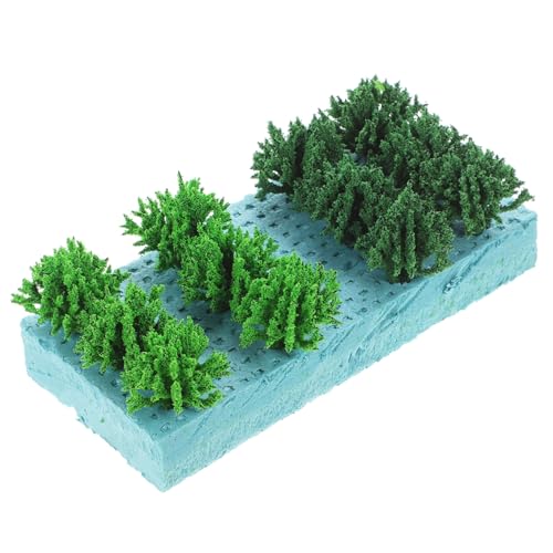 Sewroro 1 Schachtel Miniatur Landschaftsdekor Pflanzen Modell Realistische Simulation Cluster DIY Sandtisch Zubehör für Modelleisenbahn Puppenhaus und Langlebige Zufällige Farbe von Sewroro