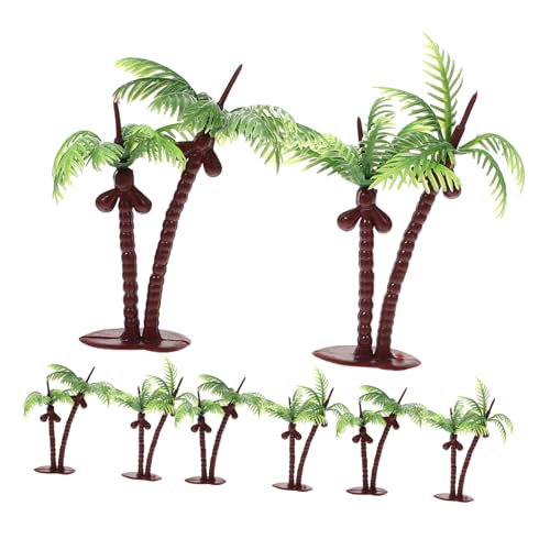 Sewroro 10 Stück Miniatur Kokospalmen Modellset Kunststoff für Landschaften Sandtisch Dekoration Puppenhaus Zubehör Realistische Baum Designs Langlebig und Leicht zu Transportieren Sewroro 10 Stück Miniatur Kokospalmen Modellset Kunststoff für Landschaften Sandtisch Dekoration Puppenhaus Zubehör Realistische Baum Designs Langlebig und Leicht zu Transportieren von Sewroro