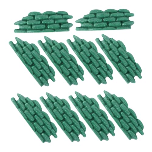 Sewroro 10 Stück Teiliges Sandbag Bunker Modellset Robuste Sandsack unterstände Dekoratives für Rollenspiele Sammlungen und Kreative Kampfszenen Zufällige Farbe Zufällige Farbe von Sewroro