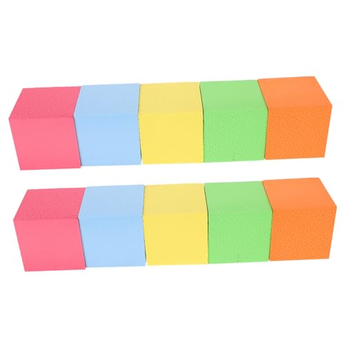 Sewroro 10 Stück Teiliges Schaumstoff Würfelset für Bunte Geometrische Bausteine für Kreative und Designprojekte für und Spielerisches Lernen Sewroro 10 Stück Teiliges Schaumstoff Würfelset für Bunte Geometrische Bausteine für Kreative und Designprojekte für und Spielerisches Lernen von Sewroro