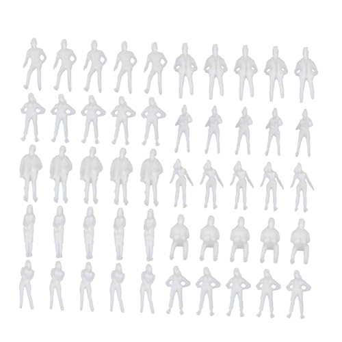 Sewroro 100 Stück Mini-menschenfiguren Maßstabsgetreu Bemalte Figuren Modellmenschen Passagiere Für Modellvitrine Sewroro 100 Stück Mini-menschenfiguren Maßstabsgetreu Bemalte Figuren Modellmenschen Passagiere Für Modellvitrine von Sewroro
