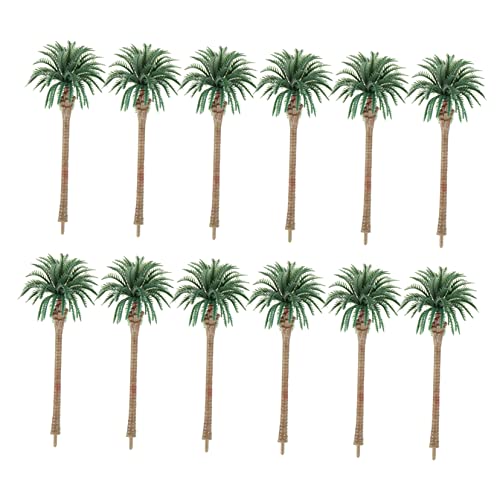 Sewroro 12 Stück Hainan-Kokosnussbaum Miniatur Grün Simulation Baumschmuck Baum Handwerk kunstpflanze kunstplflanze gefälschte Baumdekoration Mikro-Landschaftsschmuck Plastik Green Sewroro 12 Stück Hainan-Kokosnussbaum Miniatur Grün Simulation Baumschmuck Baum Handwerk kunstpflanze kunstplflanze gefälschte Baumdekoration Mikro-Landschaftsschmuck Plastik Green von Sewroro