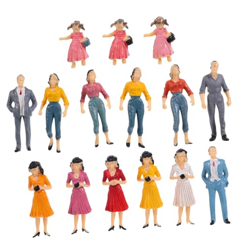 Sewroro 15 Stück vorbildlicher Mann menschliche Miniaturfiguren lebensecht bemalte Figuren geldschrank miniaturen Figuren Modellbau Miniatur-Menschenfigur Spielzeugmenschenfiguren Plastik. Sewroro 15 Stück vorbildlicher Mann menschliche Miniaturfiguren lebensecht bemalte Figuren geldschrank miniaturen Figuren Modellbau Miniatur-Menschenfigur Spielzeugmenschenfiguren Plastik. von Sewroro