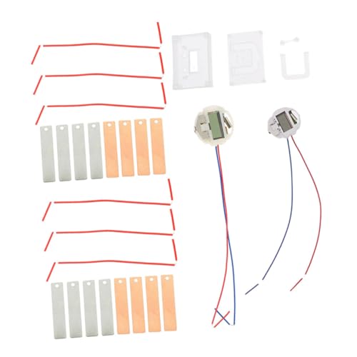 Sewroro 2 Sätze DIY Fruchtbatterie Experimentierset für Schüler mit Anode zum Stromerzeugen Pädagogisches Wissenschaftsspielzeug für Schulprojekte und Praktische Physik Experimente von Sewroro