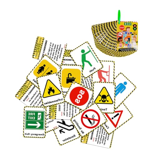 Sewroro 2 Satz Kognitive Lernkarten für Kleinkinder Interaktive Bilderkarten zur Frühen Tragbare Verkehrszeichen Karten für Spielerisches Lernen und Identifikation Sewroro 2 Satz Kognitive Lernkarten für Kleinkinder Interaktive Bilderkarten zur Frühen Tragbare Verkehrszeichen Karten für Spielerisches Lernen und Identifikation von Sewroro
