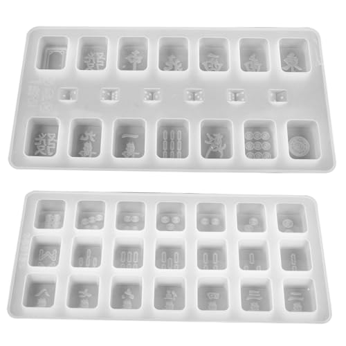 Sewroro 2 Stück Silikon Mahjong Form Große Würfelformen Spiele Kunstpflanze Mahjong Schokoladenform Karten Sequenzspiel para Brettspielformen Gefälschte Lesezeichen Formen Für Sewroro 2 Stück Silikon Mahjong Form Große Würfelformen Spiele Kunstpflanze Mahjong Schokoladenform Karten Sequenzspiel para Brettspielformen Gefälschte Lesezeichen Formen Für von Sewroro