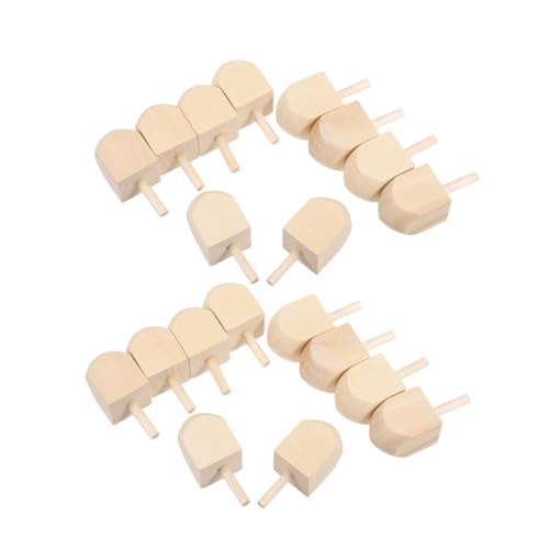 Sewroro 20 Stück Holz Dreidel Unbemalt DIY Hanukkah Holz Traditionelle Naturbelassene Spinning Tops für Familien Bastelprojekte Festtagsdeko und Bildungsaktivitäten Sewroro 20 Stück Holz Dreidel Unbemalt DIY Hanukkah Holz Traditionelle Naturbelassene Spinning Tops für Familien Bastelprojekte Festtagsdeko und Bildungsaktivitäten von Sewroro