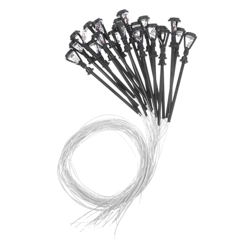 Sewroro 20 Stück Maßstab Dekorative Gartenlampen für Sandtische und Miniaturhäuser Realistische Beleuchtung für Modellbau und Gärten Sewroro 20 Stück Maßstab Dekorative Gartenlampen für Sandtische und Miniaturhäuser Realistische Beleuchtung für Modellbau und Gärten von Sewroro