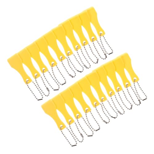 Sewroro 20stücke Rubbelwerkzeug Für Tragbarer Multifunktions-schaben-Werkzeug Kunststoff- -schaber Hängender Schlüsselanhänger Zum Abrubbeln Sewroro 20stücke Rubbelwerkzeug Für Tragbarer Multifunktions-schaben-Werkzeug Kunststoff- -schaber Hängender Schlüsselanhänger Zum Abrubbeln von Sewroro