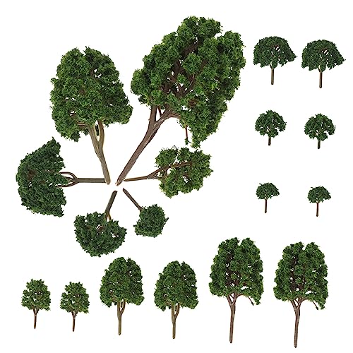 Sewroro 24 Stück Konstruktions Sandtisch Modellbaum Mini Bäume Kleine Spurweitenbäume Herstellung Von Gartenmodellbäumen Diorama Bäumen Künstlichen Außenbäumen Zug Eisenbahn von Sewroro