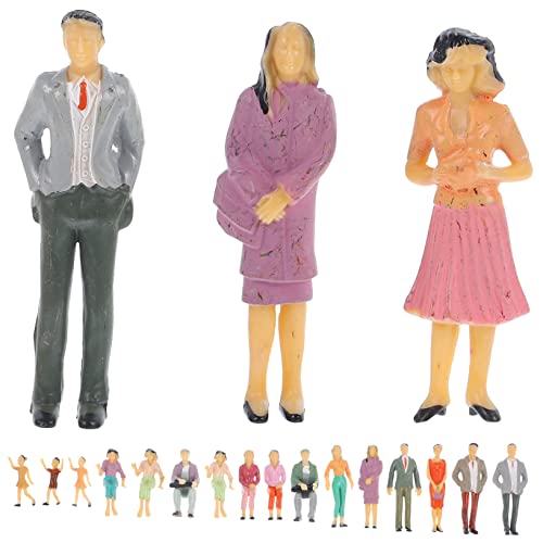 Sewroro 26 Stück Miniaturfiguren Teiliges für Puppenhaus Sandtisch Dekoration Wetterfest Langlebig für Modelleisenbahnen und Bauprojekte Sewroro 26 Stück Miniaturfiguren Teiliges für Puppenhaus Sandtisch Dekoration Wetterfest Langlebig für Modelleisenbahnen und Bauprojekte von Sewroro