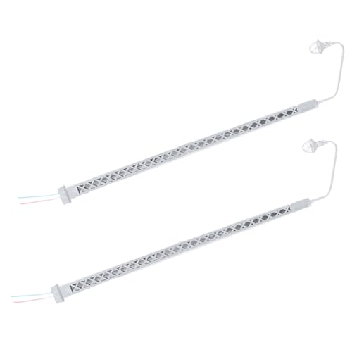 Sewroro 2Stücke Pack Eisenbahnlampen Modellbau für Sandtisch und Realistische Details Geschenkidee für Bastelfreunde von Sewroro