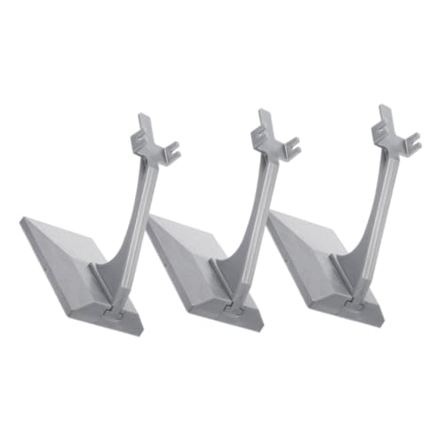 Sewroro 3 Stück Kunststoff Ständer für Flugzeugmodelle Stabiler Modellhalter zur Präsentation und Aufbewahrung Vielseitiger Display Ständer für Desktop und Sammlungen von Sewroro