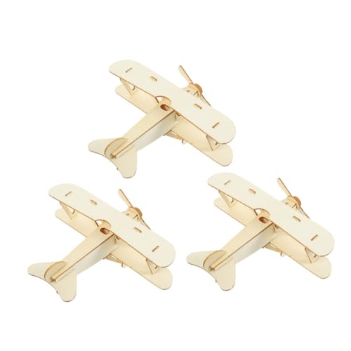 Sewroro 3 Stück Mini Flugzeug zum Bemalen und Dekorieren für Kreative Handwerksprojekte Beige Fördert Motorische Fähigkeiten und Familienspaß Sewroro 3 Stück Mini Flugzeug zum Bemalen und Dekorieren für Kreative Handwerksprojekte Beige Fördert Motorische Fähigkeiten und Familienspaß von Sewroro