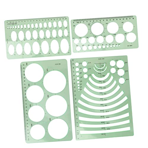 Sewroro 4 Stücke Zeichnungsvorlage Lineal Geometrische Schablonen Geometrisches Zeichenwerkzeug Schablone Für Handwerk Architekturzeichenpapier Quiltlineale Gitter Fliesen Das Haustier Sewroro 4 Stücke Zeichnungsvorlage Lineal Geometrische Schablonen Geometrisches Zeichenwerkzeug Schablone Für Handwerk Architekturzeichenpapier Quiltlineale Gitter Fliesen Das Haustier von Sewroro