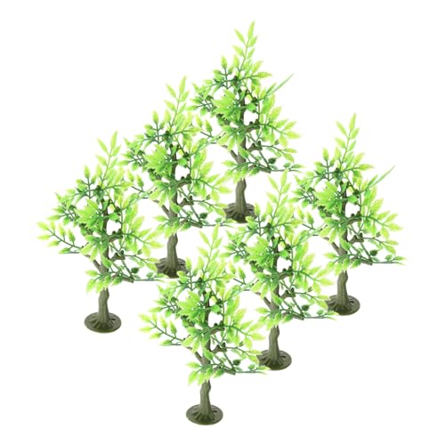 Sewroro 6 Stück Miniaturbaum Modellset Kunststoffbäume für Landschaftsarchitektur für Sandtisch und Miniatur Dioramen Realistische Details für Kreative Gestaltung Sewroro 6 Stück Miniaturbaum Modellset Kunststoffbäume für Landschaftsarchitektur für Sandtisch und Miniatur Dioramen Realistische Details für Kreative Gestaltung von Sewroro