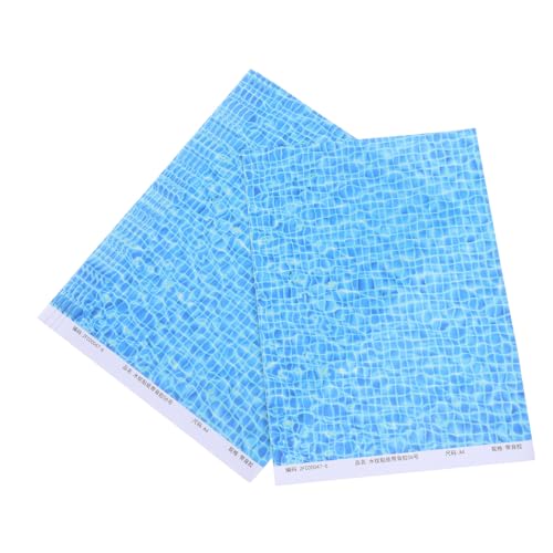 Sewroro 6 Stück Water View Stickers Künstliche Wasserwelle Hintergrundaufkleber Fischtanks Pool-Dekorationsaufkleber Sham River Oberfläche Aqua Ripple Effect Panel Wasserrippelfilm Sewroro 6 Stück Water View Stickers Künstliche Wasserwelle Hintergrundaufkleber Fischtanks Pool-Dekorationsaufkleber Sham River Oberfläche Aqua Ripple Effect Panel Wasserrippelfilm von Sewroro