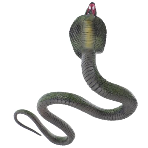 Sewroro Cobra Schlangenmodell Realistische Schlangen Skulptur für Büro und Wohnkultur Lebensechte Deko für Pranks Bildungszwecke und Halloween Requisiten Flexibles Schlangenspielzeug Sewroro Cobra Schlangenmodell Realistische Schlangen Skulptur für Büro und Wohnkultur Lebensechte Deko für Pranks Bildungszwecke und Halloween Requisiten Flexibles Schlangenspielzeug von Sewroro
