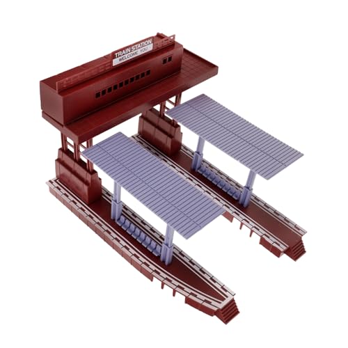 Sewroro Eisenbahnzubehör Bahnhofsmodell Bahnhofsplattform Robustem Kunststoff Kinderfreundlich Tragbar für Kreative DIY Sewroro Eisenbahnzubehör Bahnhofsmodell Bahnhofsplattform Robustem Kunststoff Kinderfreundlich Tragbar für Kreative DIY von Sewroro