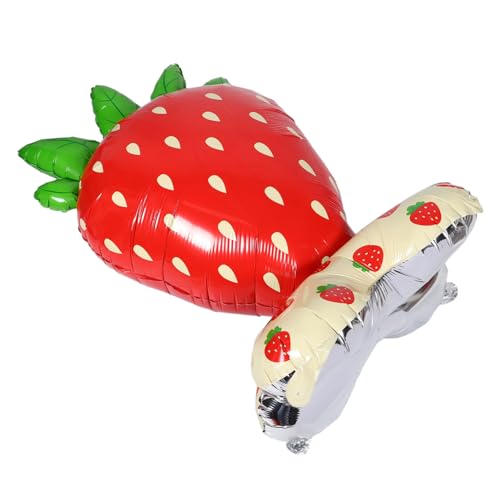 Sewroro Giant Inflatable Strawberry Ballon Stehend Riesen Erdbeer Dekoration Für Sommerparty Kindergeburtstag Foto Requisiten Innen Außen Sewroro Giant Inflatable Strawberry Ballon Stehend Riesen Erdbeer Dekoration Für Sommerparty Kindergeburtstag Foto Requisiten Innen Außen von Sewroro