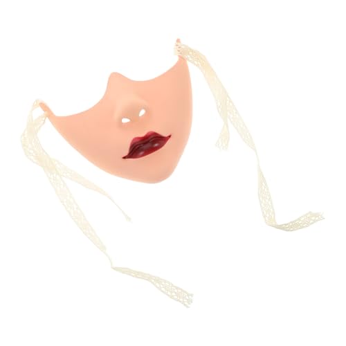 Sewroro Handgemalte Masquerade Maske mit Lippenakzent für Halloween Cosplay Karneval und Partykostüme Sewroro Handgemalte Masquerade Maske mit Lippenakzent für Halloween Cosplay Karneval und Partykostüme von Sewroro