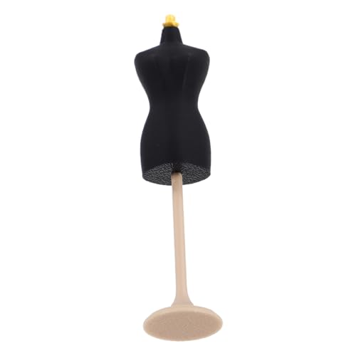 Sewroro Mini Puppen Model mit Ständer Abnehmbar Schwarzes Mini Dekorationsgestell für Puppenkleidung Schmuck und Designmaterialien Kompakt und Vielseitig für Puppenzubehör und Sewroro Mini Puppen Model mit Ständer Abnehmbar Schwarzes Mini Dekorationsgestell für Puppenkleidung Schmuck und Designmaterialien Kompakt und Vielseitig für Puppenzubehör und von Sewroro