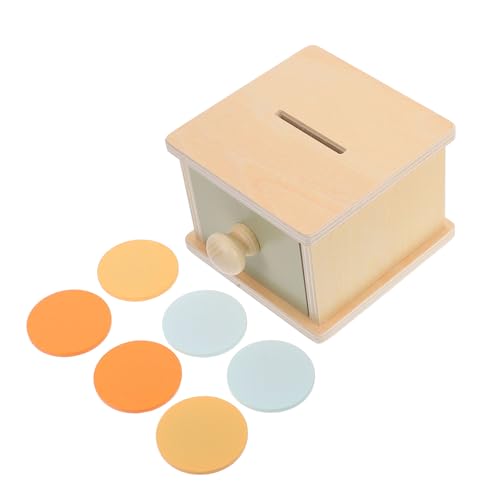 Sewroro Montessori Holzspielzeug Box für Frühe Entwicklung Ball und Münzwurfspielzeug Hand Augen Koordination Geeignet für Kleinkinder und Vorschulkinder aus Robustem Holz Sewroro Montessori Holzspielzeug Box für Frühe Entwicklung Ball und Münzwurfspielzeug Hand Augen Koordination Geeignet für Kleinkinder und Vorschulkinder aus Robustem Holz von Sewroro