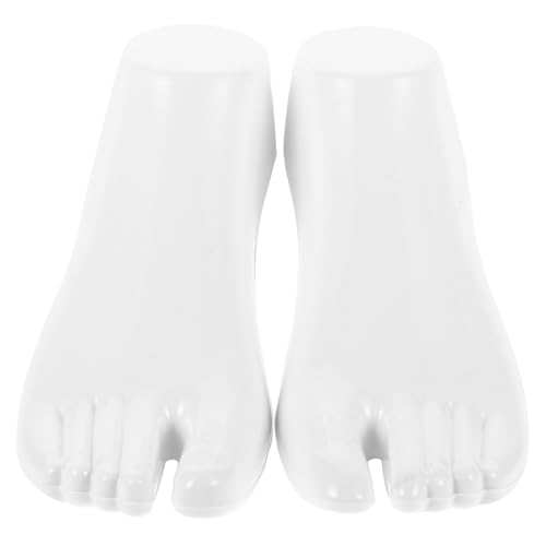 Sewroro Realistisches Kunststoff Fußmodell Displaystand für Damenschuhe und Socken Robustes Fußmannequin für Anklets für Einzelhandel Fotografie und Schuhgeschäft von Sewroro
